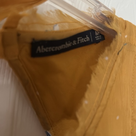 Floral Yellow Dress Abercrombie size medium - Picture 2 of 4